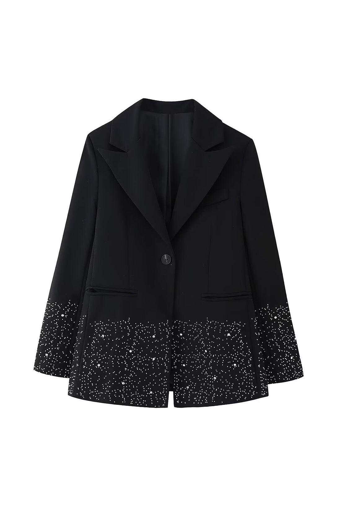 Cornelia Rhinestone Embellished Blazer & Shorts Set