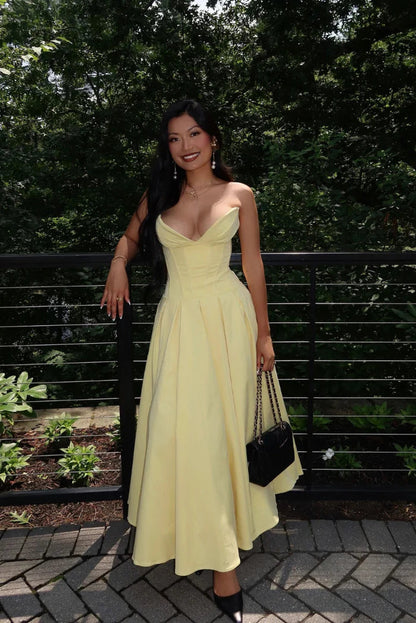 Lorelei | Corset Midi Dress