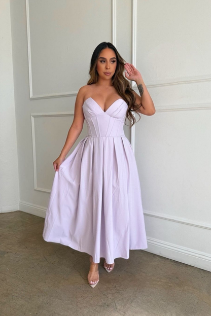 Lorelei | Corset Midi Dress