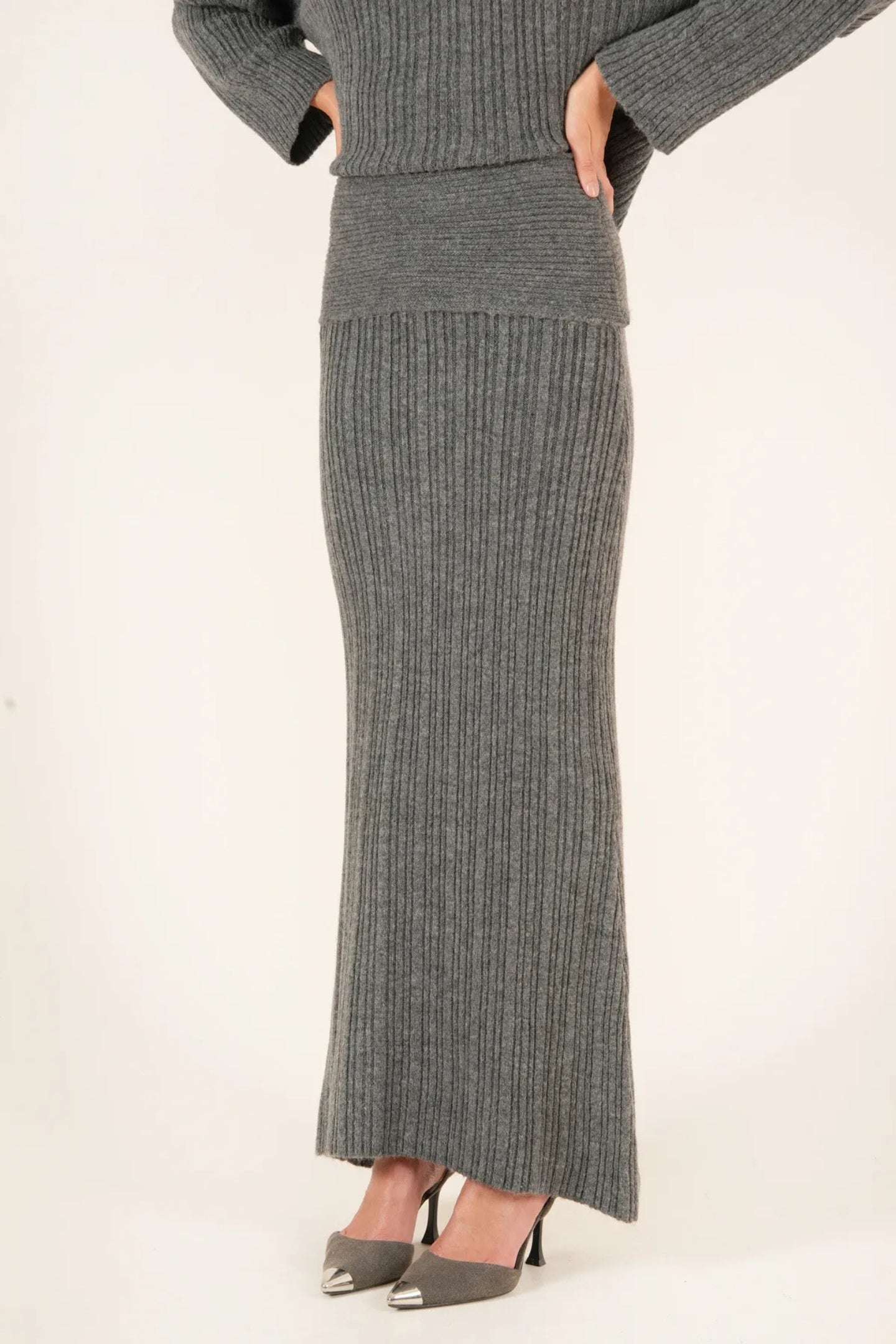 Georgia Off-Shoulder Knitted Set