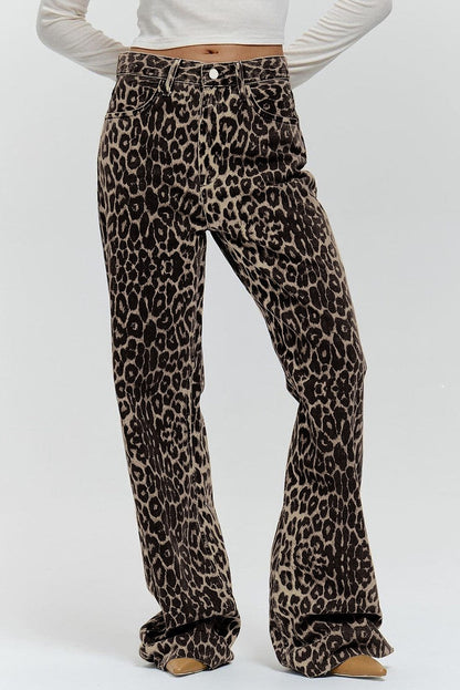 Nyla Leopard Pants