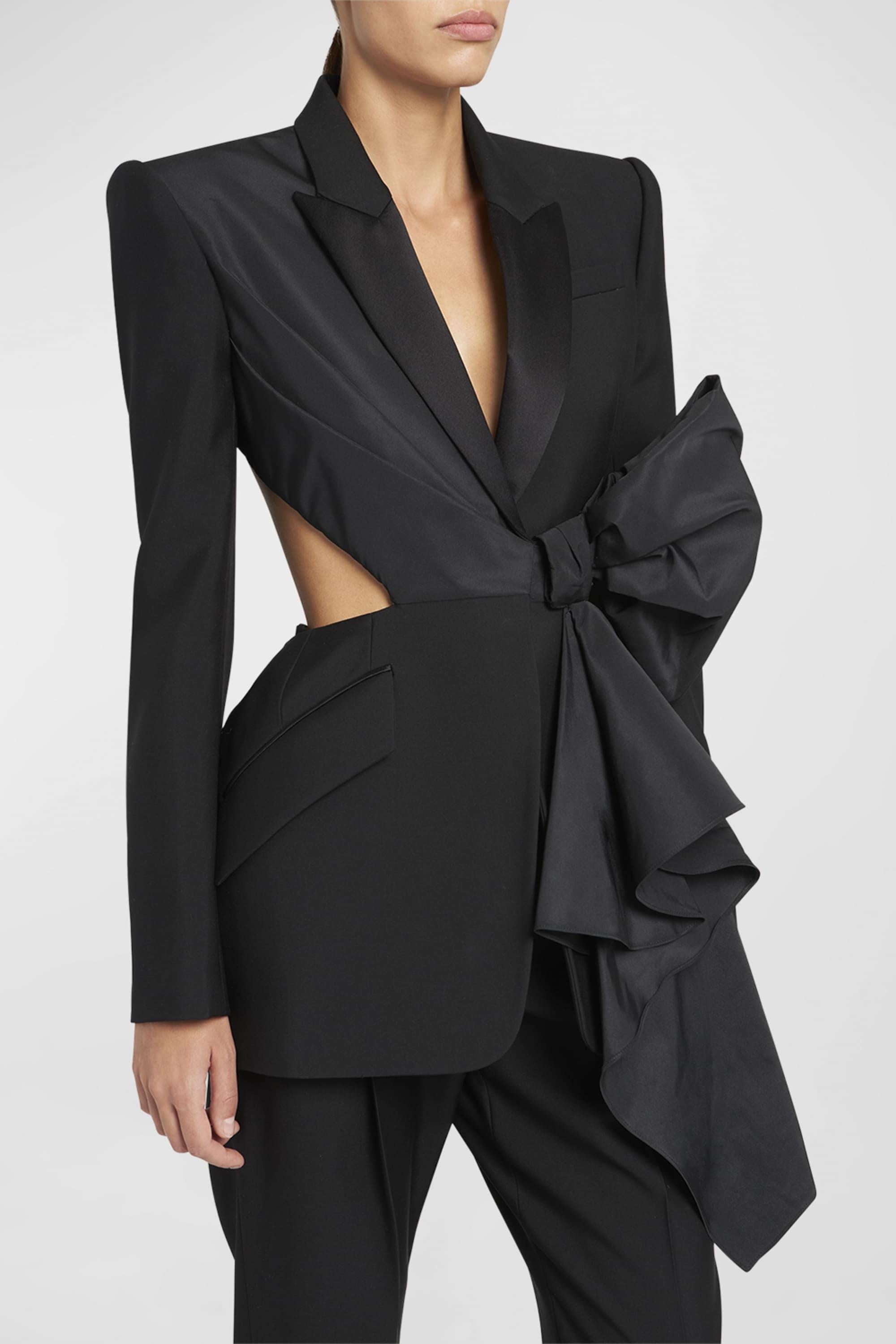 Layla Cut-out Bow-embellished Blazer – Classylooker