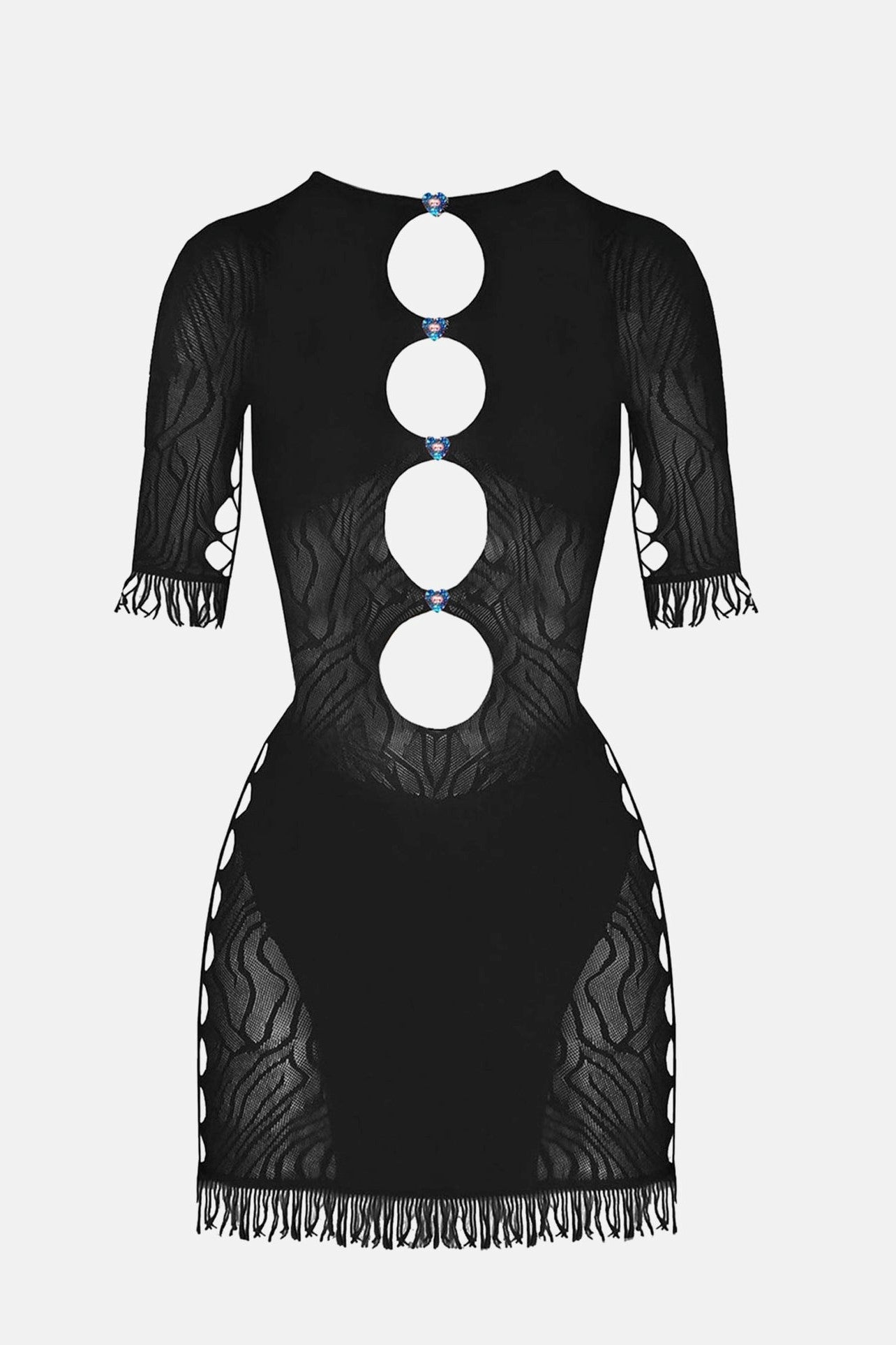 Alannah Hollow Shapewear Mini Dress