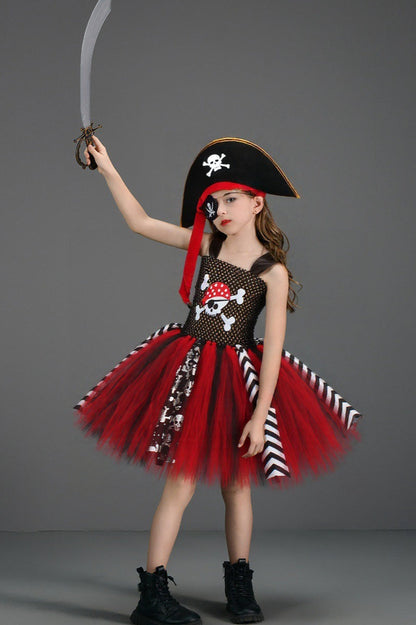 Pirate Princess Dress Kid Halloween Costume