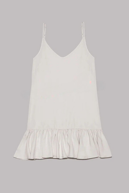 Cotton Linen Blend Flowy A-line Mini Dress