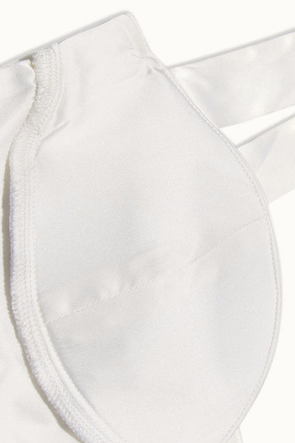 Sexy Halter Satin Corset Lace Up Cropped Tank Top