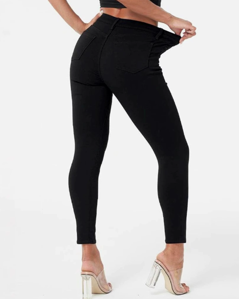 Black Slim-Fit Jeans