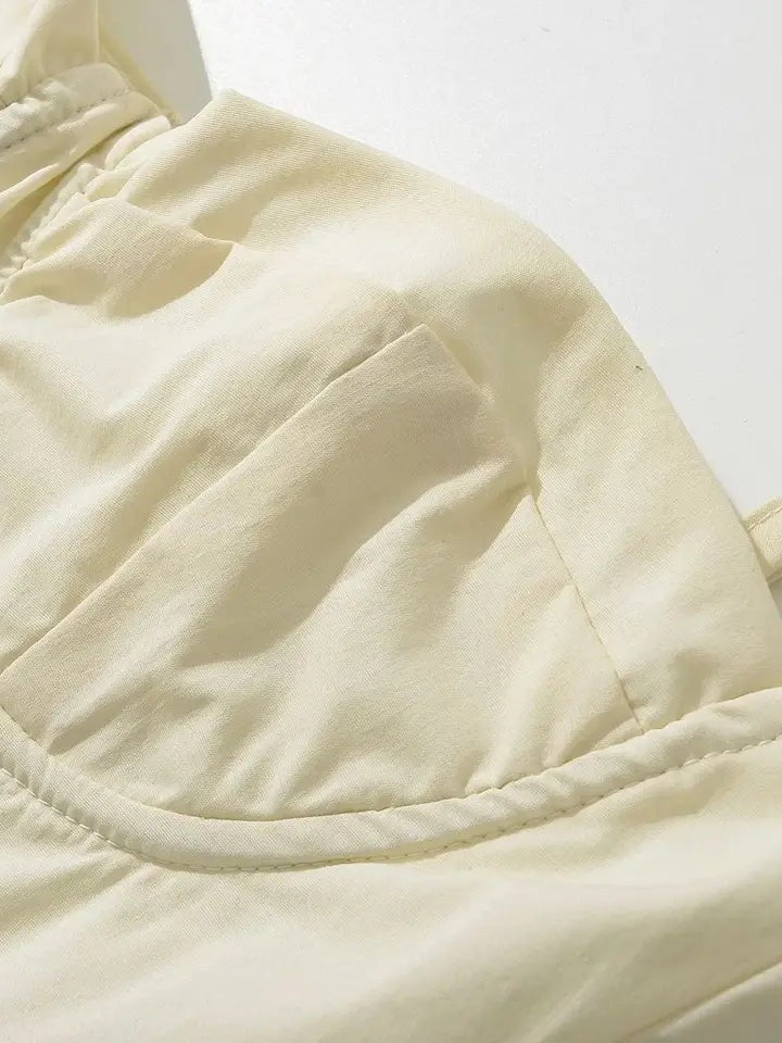 Amela Boning Corset Style Midi Cotton Dress