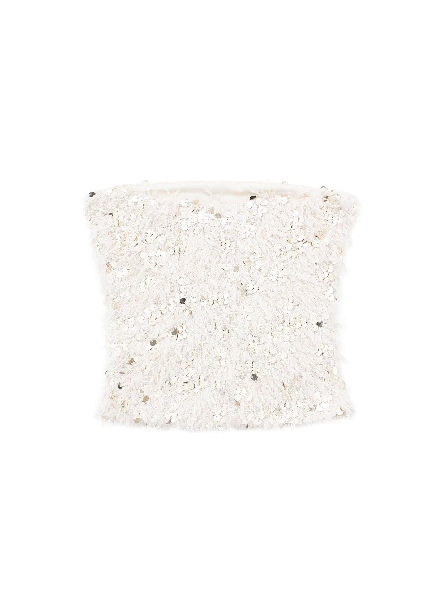 Bandeau Glitter Tube Top