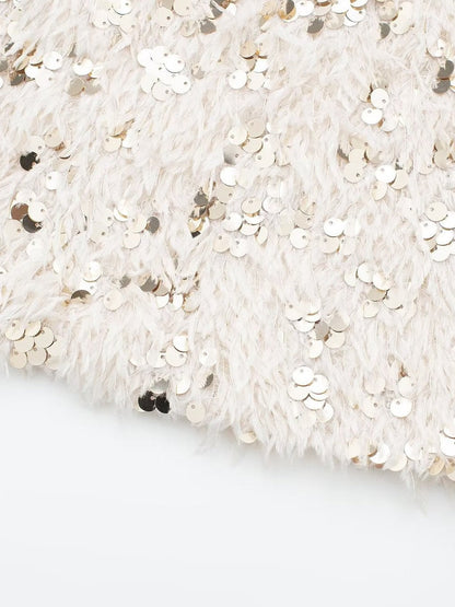 Bandeau Glitter Tube Top