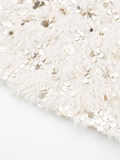 Bandeau Glitter Tube Top