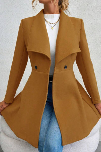 Belted Wool Long Coat