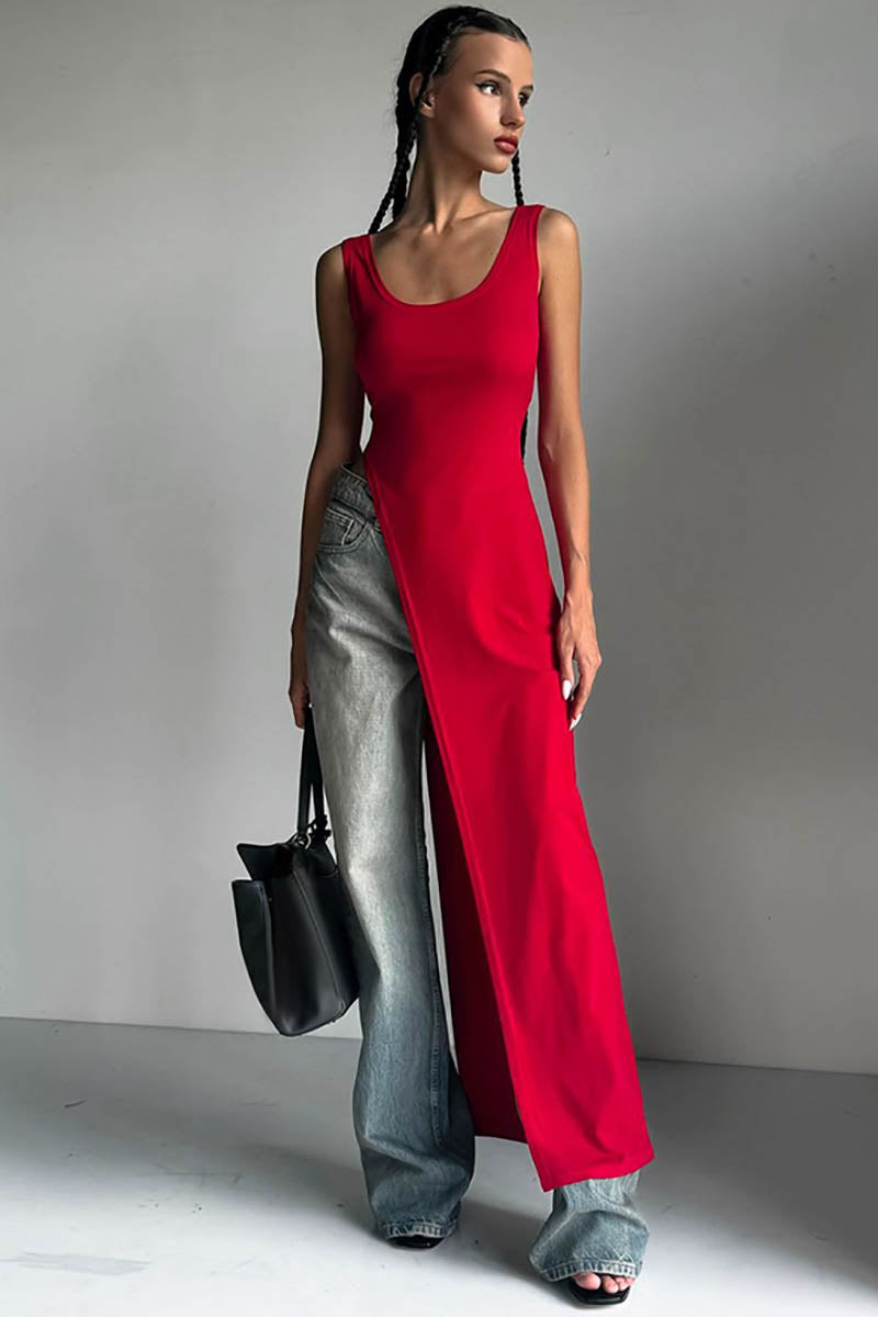 Urban Muse Slit Bodycon Dress