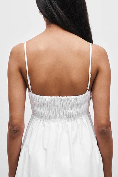 Summer Silhouette Backless Dress