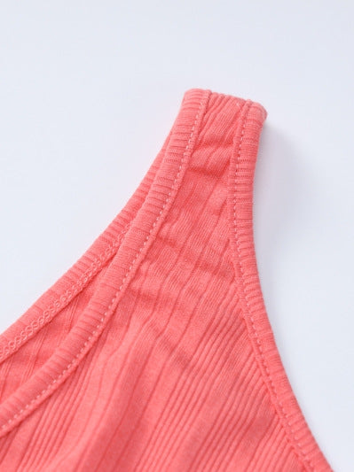 One Shoulder Crop Top & Cutout Skirt Coord Set