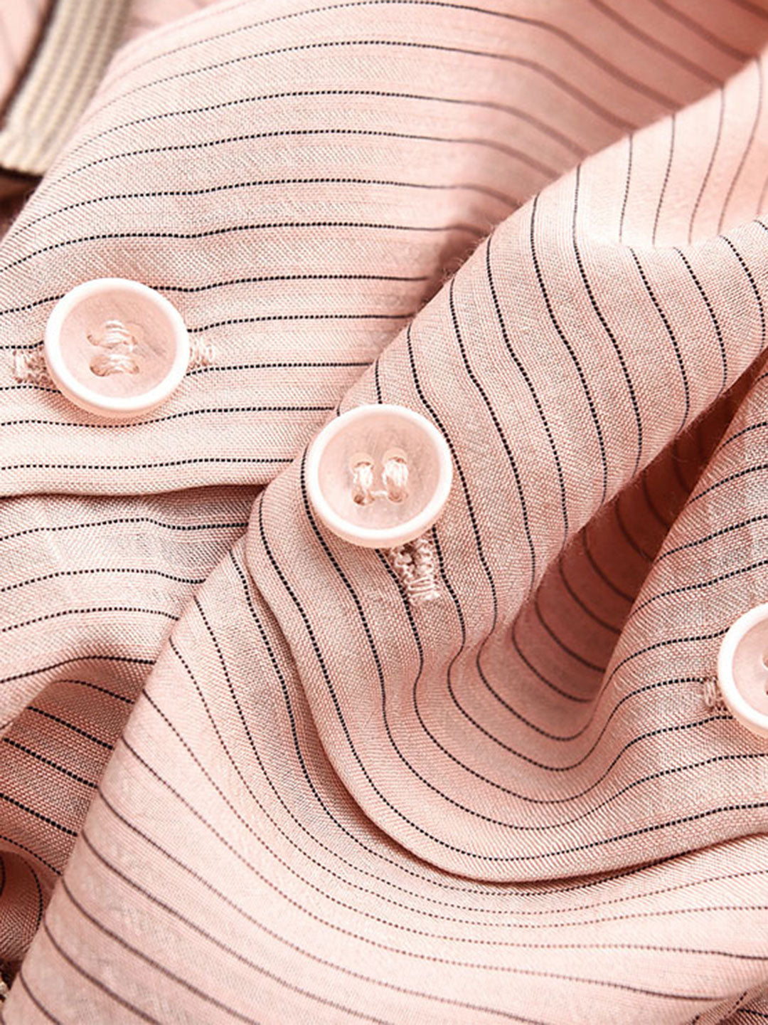 Bella Elegant Bow Tie Striped Shirt Top