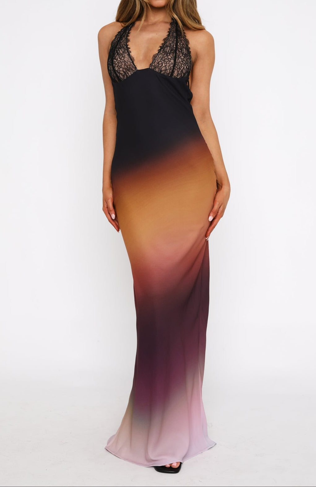 Laura Maxi Dress Auburn Ombre