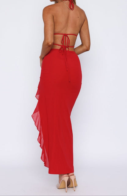 Cloe Maxi Dress Cherry