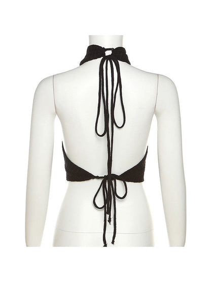 Cutout Crop Top & Sheath Slit Skirt Coord Set