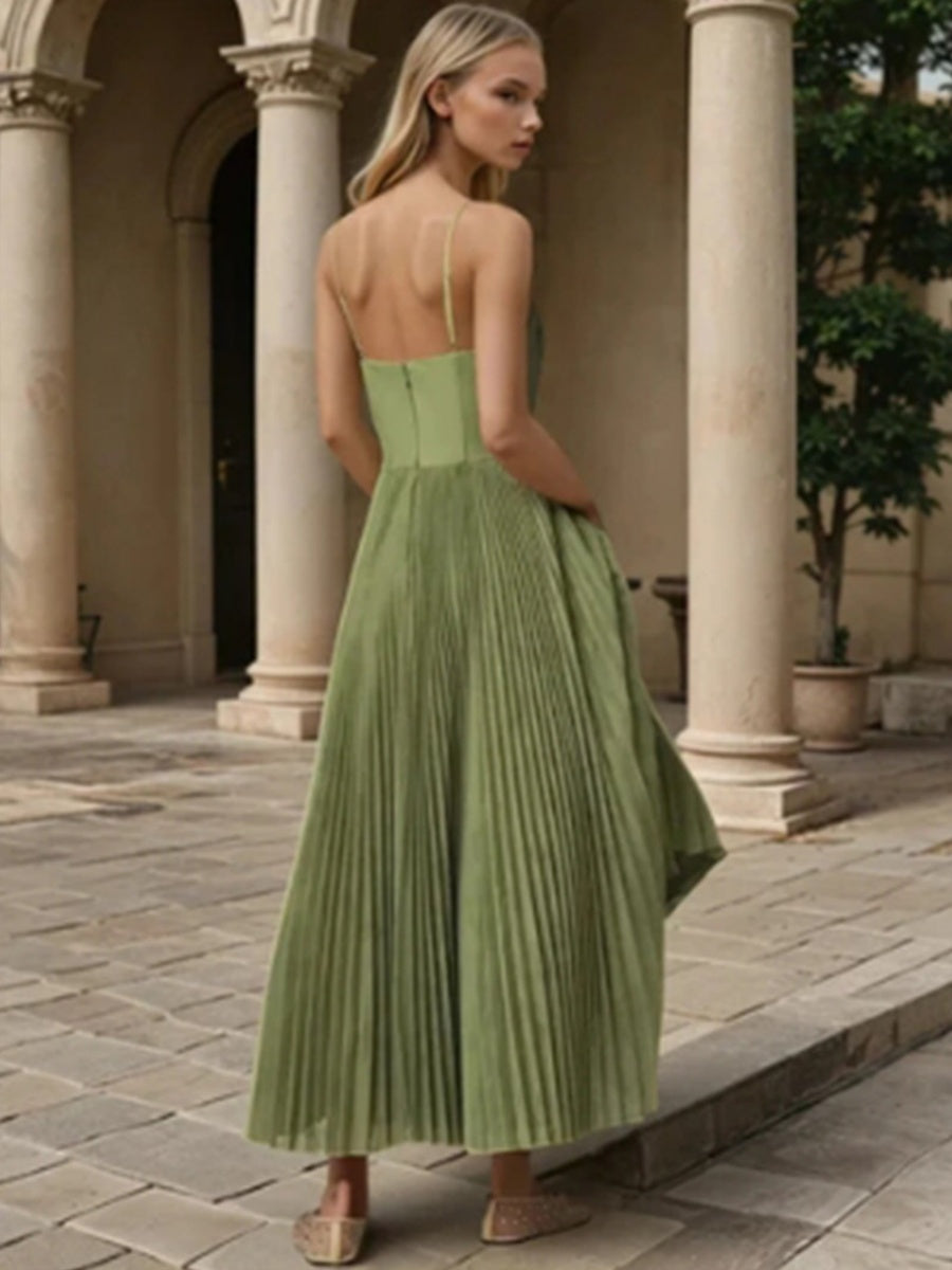 Camisoles Crimp Formal Dress Midi Dresses