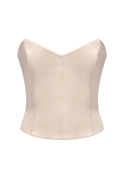 Gerald Apricot Off Shoulder Dress