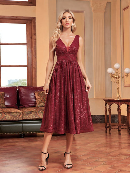 Socialite Sequ Backless Dress Slimming Cocktail Formal
