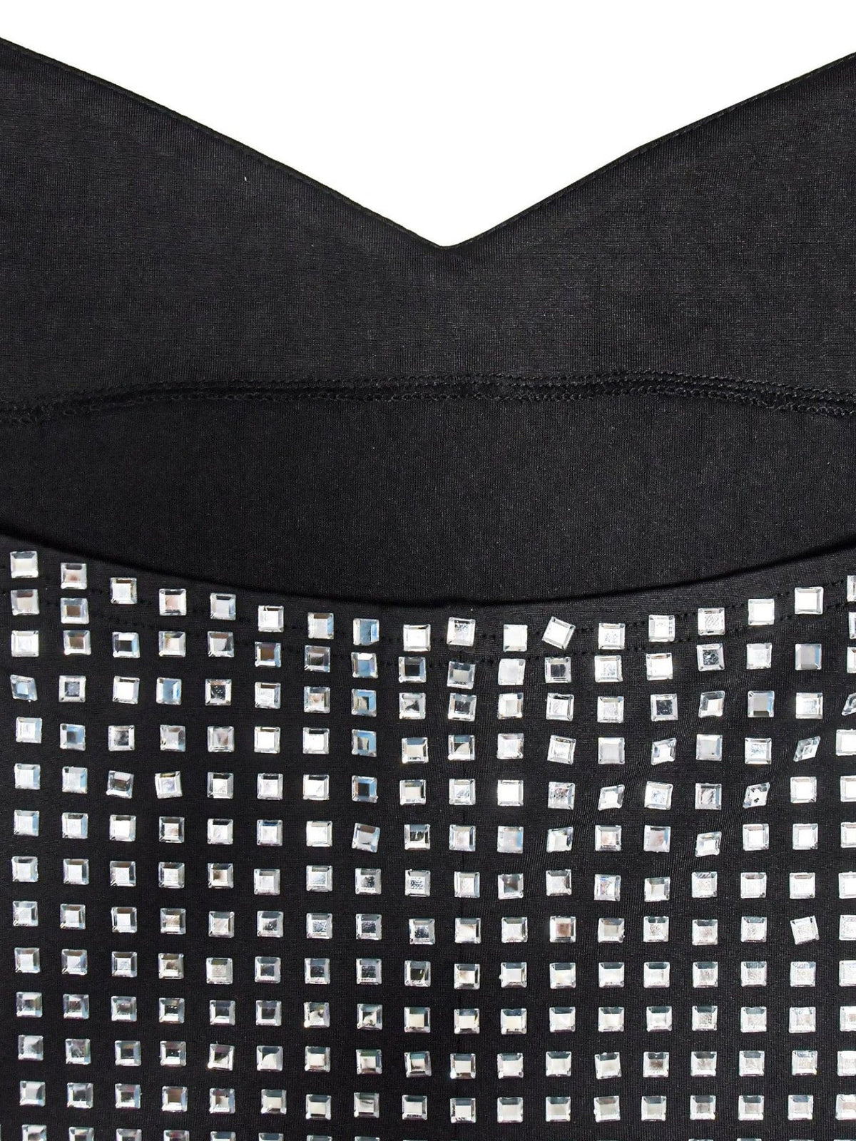 Neckband Rhinestone-studded Slim-fit Hip Wrap Sparkling Party Party Mini&Short Dresses