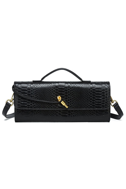 Woven Design Evening Clutch Bag