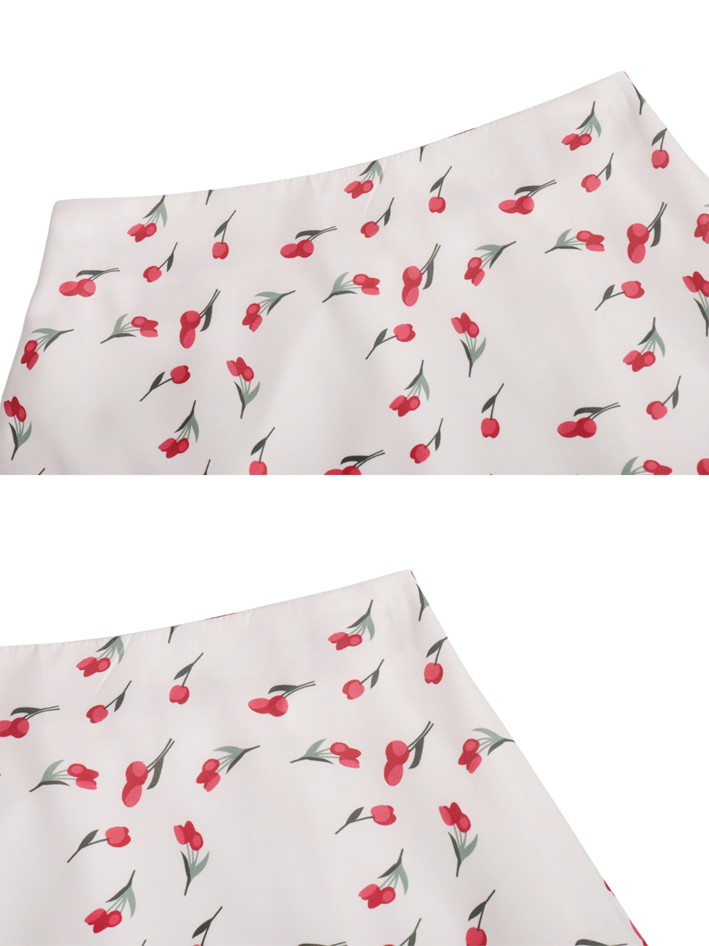 Polly Cherry Print Maxi Skirt