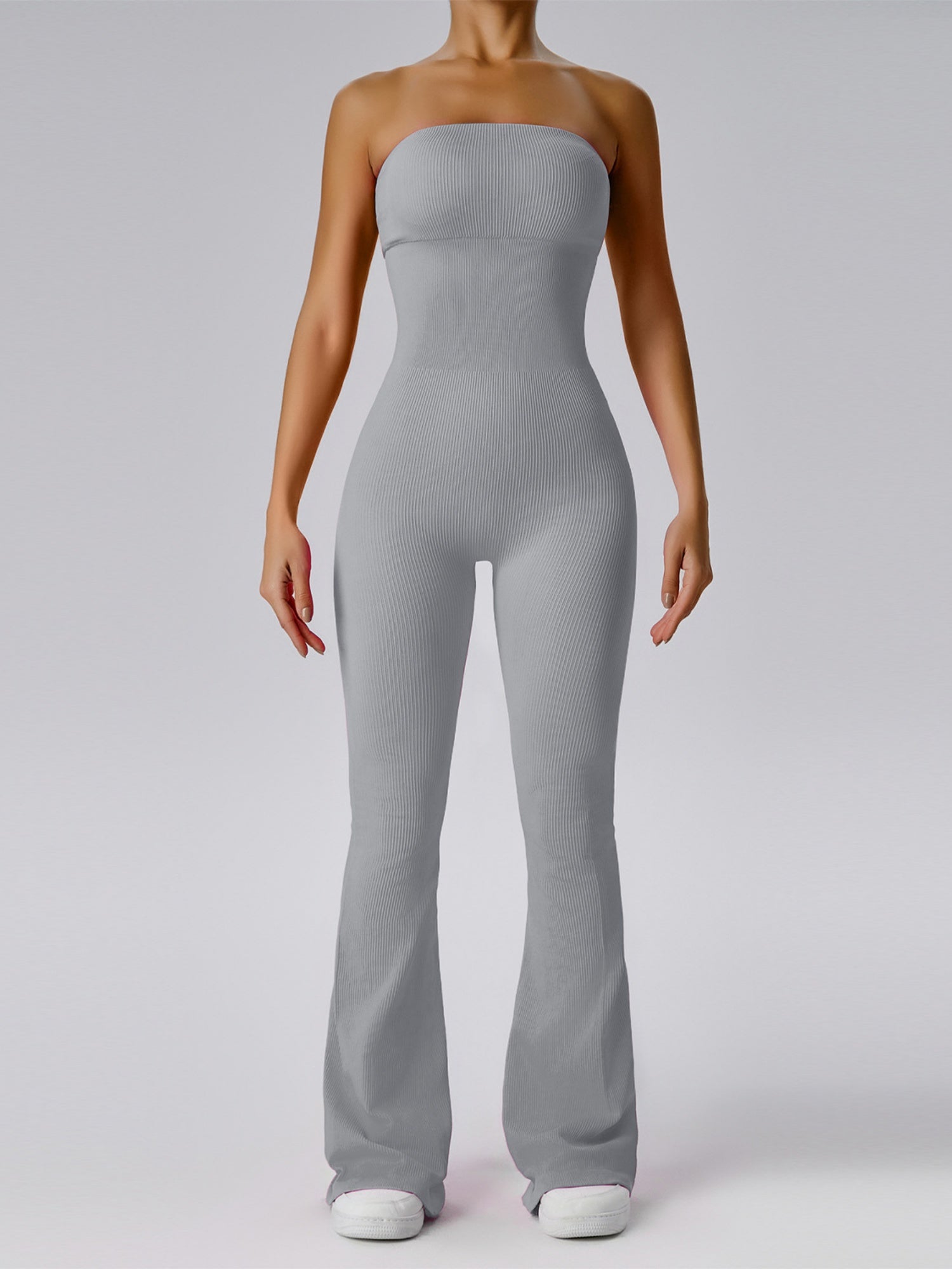 Seamless Strapless Fitness Exercise Bodysuits