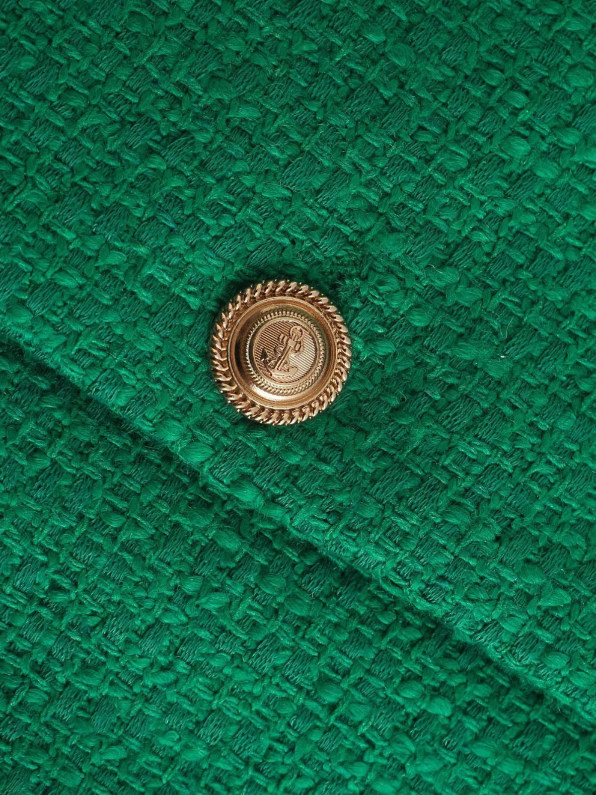 Classic Style Elegant Green Cardigan