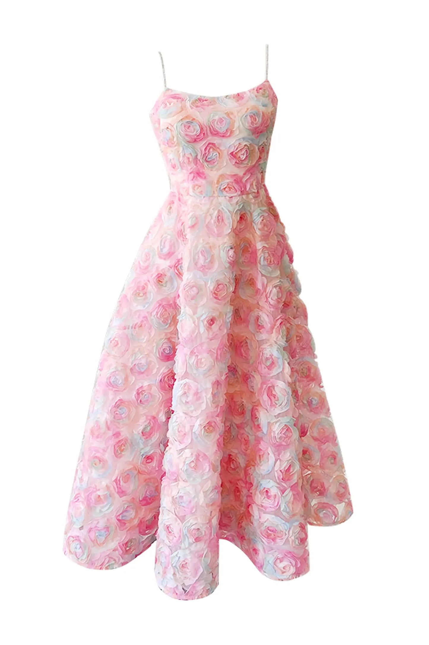 Wendell Pink Flower Slip Dress