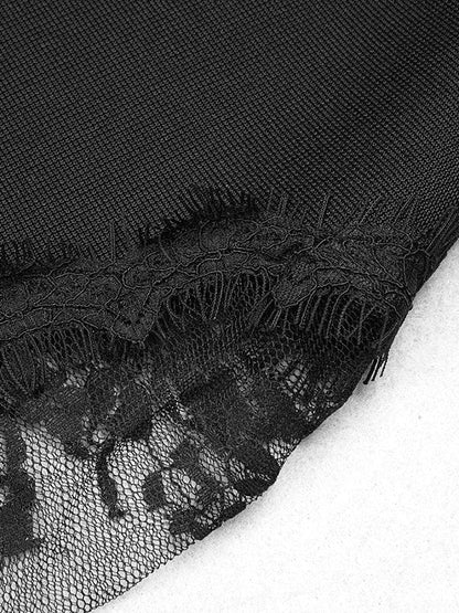 Feather Tube Mesh Corset Dress