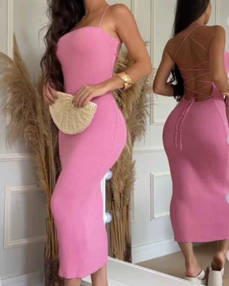 Sexy Backpack Hip Suspender Dress (Pre-Sale)