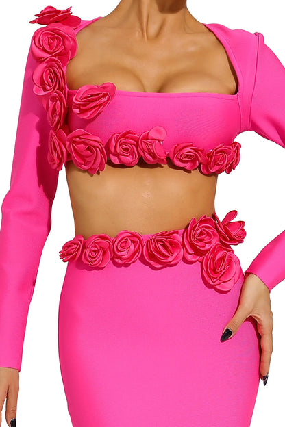 Abel Rose Red Rose Flower Set