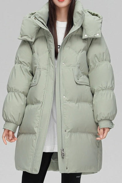 Long Oversize Insulated Puffer Jacket
