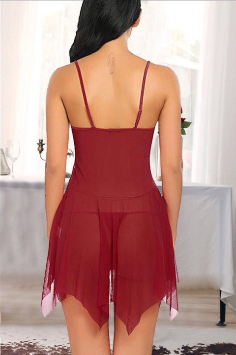 Fashion Sexy Suspender Pajamas