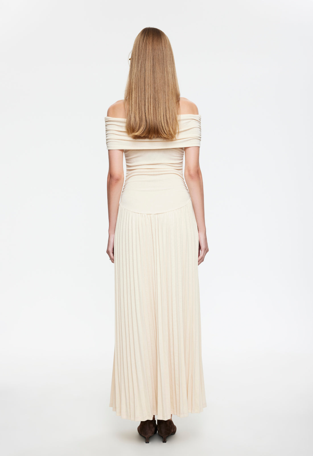 TATIANA | SHOULDER MAXI DRESS