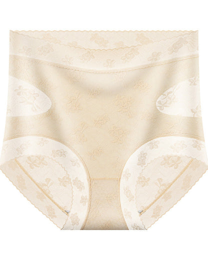 Seamless Belly-Control Antibacterial Crotch Lace Panties