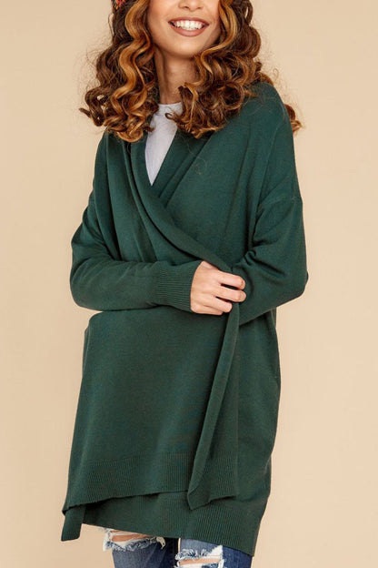 Fashion Street Solid Patchwork Outerwear