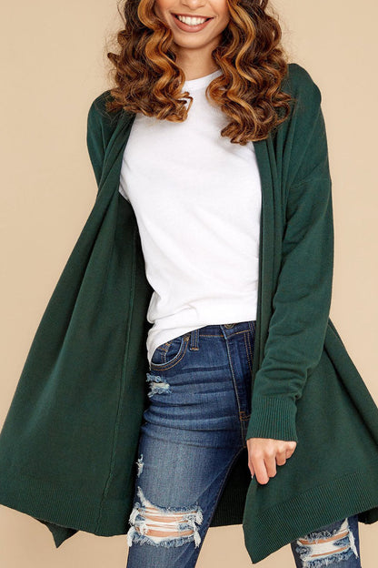 Fashion Street Solid Patchwork Outerwear