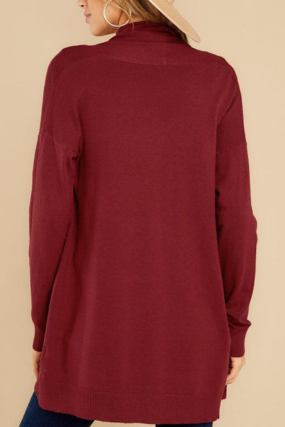 Fashion Street Solid Patchwork Outerwear