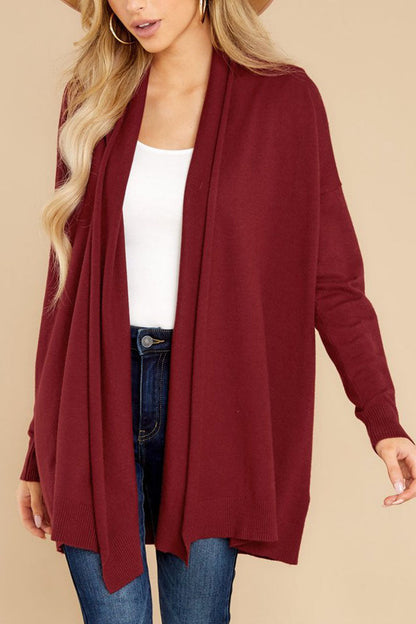 Fashion Street Solid Patchwork Outerwear