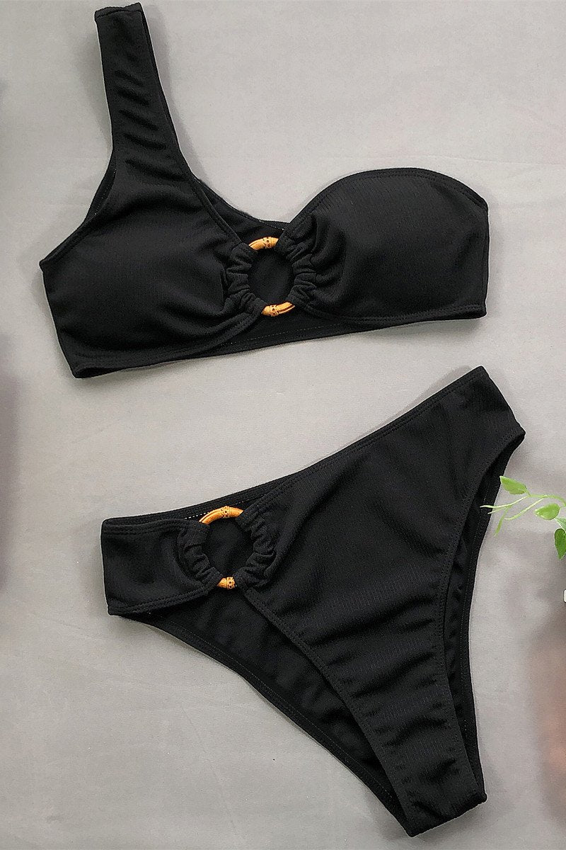Alba® | Bikini with a strap and a high waist