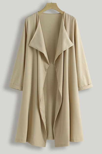 Fashion Casual Solid Outerwear(3 Colors)