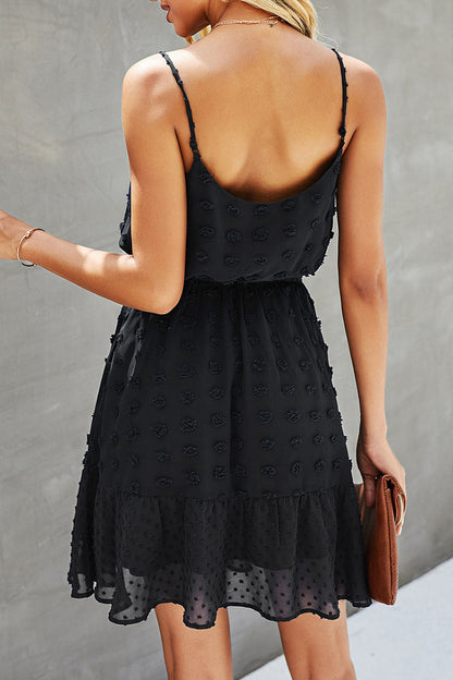 Fashion Sweet Solid Patchwork Spaghetti Strap Princess Dresses