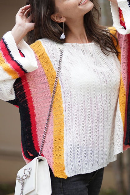 Fashion Casual Print Split Joint O Neck Tops