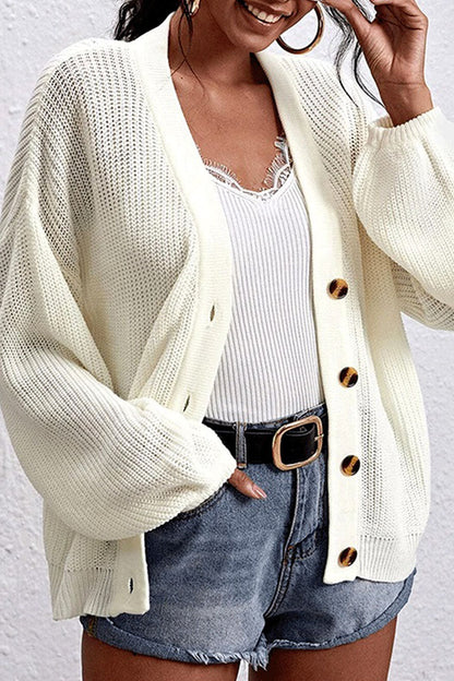 Fashion Casual Solid Split Joint V Neck Tops