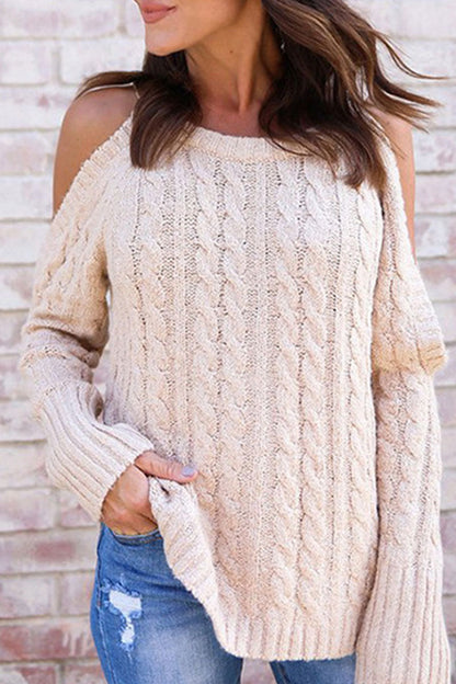 Fashion Casual Solid Split Joint O Neck Tops