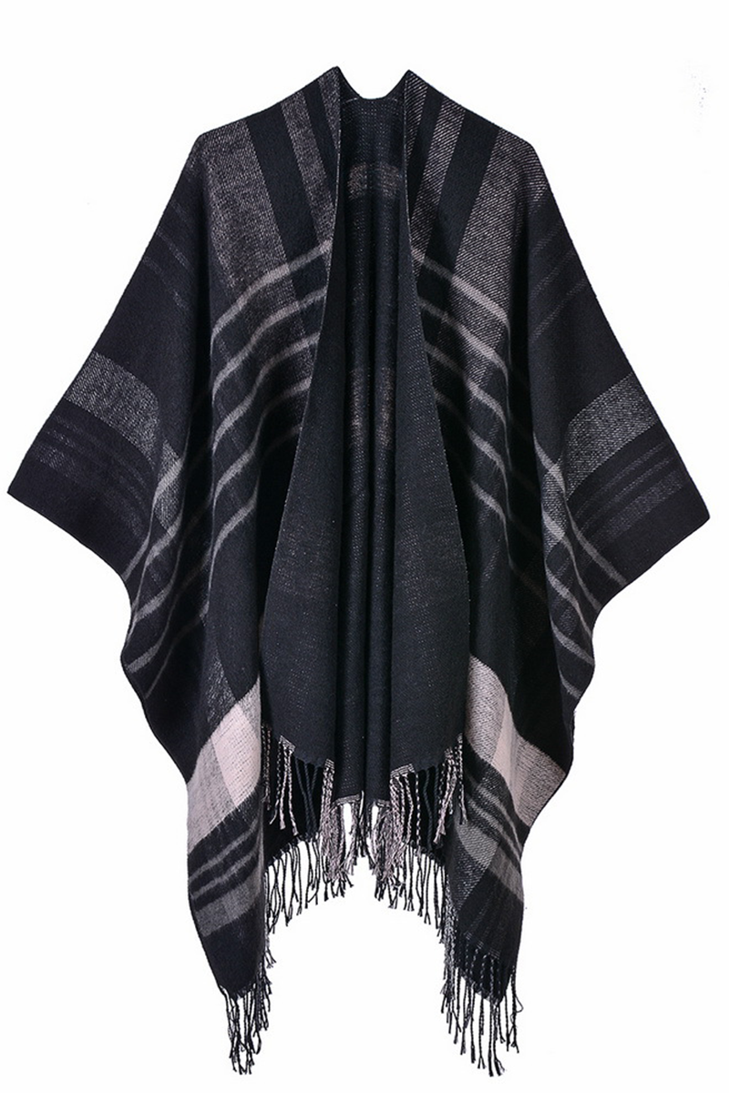 Casual Street Patchwork Tassel Outerwear